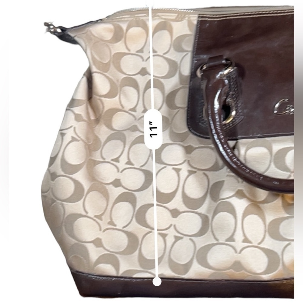 Coach Signature Ashley Large Satchel Shoulder Bag - Picture 11 of 13